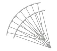 Milisten 25piezas Barras De Hierro t para Puerta De Jaula De Barras De Alambre para Entrada De Aves Trampa Práctica y Duradera para Ventana o Puerta De Jaulas