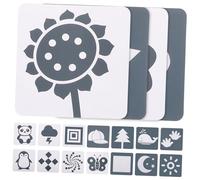 Milisten 2juegos Tarjetas Sensoriales para Bebés De Contraste Tarjetas De Estimulación Visual para Recién Nacidos Meses y Meses Desarrollo Cognitivo y Atención Infantil