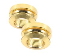 Milisten 2piezas Botón Para Clavijas De Correa De Guitarra Adaptador Para Correa Tapa Para Clavijas De Guitarra Acústica Botón Para Conector De Seguros Para De Para Uso Conciertos y Ensayos