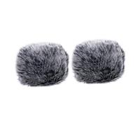 Milisten 2piezas Funda de Micrófono Felpa Flexible Antisalpicaduras Cubierta Protectora para Micrófono para Ktv y Escenario Unidades