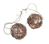 Milisten 2piezas Juguete para De Bolas De Ratán Bolas De Mimbre para Juguete De Pelota para Pájaros De Pelota para Pájaros para Jaulas De