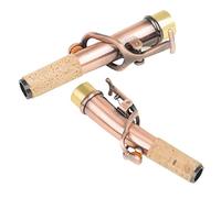 Milisten 2piezas Mástil De Saxofón Soprano De Latón Kit De Accesorios Para Saxofón Boquillero Metálico Para Profesionales y Principiantes Para Ensayos y Conciertos