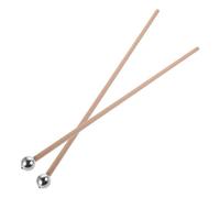 Milisten 2piezas Mazos De Carillón Para Xilófono Martillo De Metal Mango De Madera Para Percusión Etérea Conciertos De Música