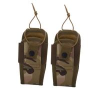 Milisten 2piezas Paquete De Fundas para Radio Ajustables para Camping Uso como Soporte para Radio Policial o Riñonera