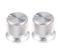 Milisten 2piezas Perillas de Control de Barril Moleteadas para Amplificador Perillas de Control para Guitarra Eléctrica para Sala de Ensayo o Concierto