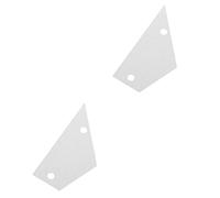 Milisten 2piezas Regla De Nivelación De Guitarra Metálica Herramienta Duradera Para Medición De Diapasón Accesorio Ligero y Práctico Para Guitarras Acústicas y Eléctricas