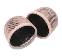 Milisten 2piezas Rejilla De Malla Metálica Para Micrófono Unidades Funda Protectora Para Cabezal De Micrófono Reemplazo Para Grabación y Presentaciones