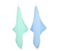 Milisten 2piezas Toallitas Absorbentes De Muselina De Algodón Para Pequeños Paños Para Limpiar Baba y Suciedad Colores Neutros