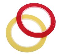 Milisten 2rollos Pegatinas Para Escalas De Violín Cinta Adhesiva Para Diapasón Pegatinas Guía Para Principiantes Uso Diapasón De Violín y Violonchelo Color Rojo y Amarillo