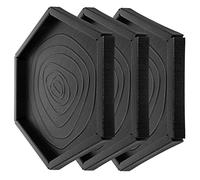 Milisten 3 Cuencos De Agua para Reptiles Terrario para Reptiles Platos De Agua para Reptiles Sustrato para Reptiles Cuenco De Agua para Gecos Jaula para Serpientes Alimento para