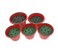 Milisten 3 Juegos Macetas de Plástico para y Decoración Floral Macetas Tapa para Plantas Artificiales y Recuerdos Cementerios