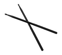 Milisten 3 Pares de Baquetas Antideslizantes de Nylon Negro para Percusión con Empuñadura Cómoda y Diseño Portátil para Práctica de Batería