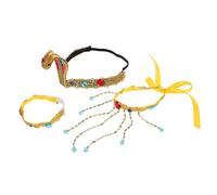 Milisten 3 Piezas Accesorios de Disfraz de Cleopatra para Mujer Diadema y Brazaletes con Diseño de Serpiente Set para Halloween y Cosplay