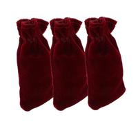 Milisten 3 Piezas Botines de Piano envoltura de pedal de piano protector de pedal para piano cubiertas de piano cubierta de la del piano accesorios para pianos Terciopelo dorado rojo