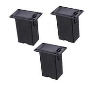 Milisten 3 Piezas Caja de Batería para Guitarra Unidades Soporte Resistente para Reemplazo de Caja de Batería de Micrófono sin Terminal Tornillos Incluidos