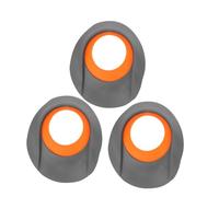 Milisten 3 Piezas Copa de Práctica Disco para Entrenamiento de Putting para Interiores y Exteriores Diseño de Agujero Sensible para Retroalimentación Precisa Duraderos Color Gris