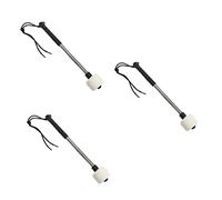 Milisten 3 Piezas De Tambor Palo Cabeza De Fieltro De Lana Pedal De Tambor Doble Pedal Batidor Pedal De Fieltro Cabeza Batidora Accesorios De Tambor Y Baquetas De Percusión De Bajo