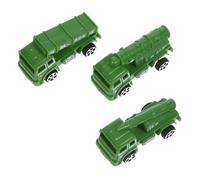 Milisten 3 Piezas Modelo De Vehículo De Huili Vehículos Pequeños De Inercia Juguete De Los Coche De Empuje De Bebé De Dibujos Animados Jugar para Verde Abdominales