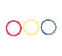 Milisten 3 piezas Pegatinas de Notas para Violín y de Rojo Amarillo Azul Adhesivos de Aprendizaje para Principiantes y Profesores de Sin Daños el Instrumento