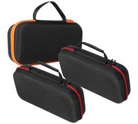 Milisten 3 Piezas Portable EVA Microphone Storage Box Organizer For Handheld Wireless Mics Travel Ktv Concerts