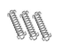 Milisten 3 Piezas Resorte de Tensión Prueba de Explosiones para Cuerda de Tracción Tensor de Cuerda Amortiguador de Resorte Acero Inoxidable para Correa de Perro para Caminatas Perros