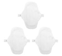 Milisten 3 piezas Unidades Toallas Higiénicas de Algodón Lavables Reutilizables con Alas y Botones Compresas Menstruales Naturales sin Químicos para Mujer Ecológicas para Viaje y Uso