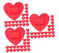 Milisten 3 Series Herida Del Corazón Pegatinas Para Parche De Corazón Banda Adhesiva Vendajes Adhesivos Parches De Vendaje Adhesivo Vendas A Granel Rojo Impermeable 60 Piezas*3