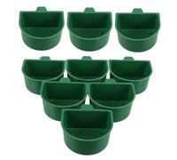 Milisten 30 Piezas Bebedero y Comedero para Loros Comederos De Plástico con Abrazadera para Loros Jaula