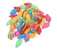 Milisten 30 Piezas Miniatura Barcos de Plástico Decoración Náutica Creativa para Fiesta y Hogar Adornos Pequeños para DIY y Regalos Educativos Color Aleatorio Color Aleatorio