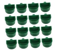 Milisten 30piezas Bebedero y Comedero para Loros Mini Vasos de Plástico Comedero Colgante para Jaulas Adecuado para Cacatúas Cotorras y Periquitos Uso Jaulas de Pájaros