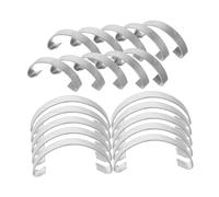 Milisten 30piezas Ganchos para Puerta De Jaula Inoxidable Accesorios Duraderos para Equipos De Cría Ganchos para Jaulas De Aves y Ganado
