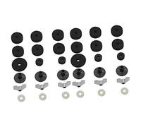 Milisten 36piezas Accesorios De Tambor Kit De Reemplazo para Platillos Almohadillas Arandelas Manguitos para Soportes Boom Percusión Práctico y Ligero Duradero y Eficaz Protección