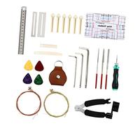 Milisten 37piezas Kit De Reparación Guitarra Herramientas Cuerdas Ukelele Bolsa Embalaje