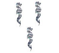 Milisten 3hojas Pegatinas De Inlay Para Diapasón De Guitarra Decoración Creativa Para Instrumentos Musicales Diseño De Dragón Resistente y Duradera Para Personalizar Guitarra