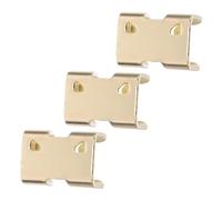 Milisten 3piezas Abrazaderas para Cuerda Dobles De Hierro Fijaciones y Duraderas para Cuerdas para Exterior y Marino