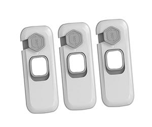 Milisten 3piezas Cerraduras De Seguridad Para Bloqueadores Armarios Protección Anti-pinchazos Instalación y Material Resistente