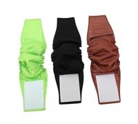 Milisten 3piezas Reutilizables para Machos Cintura Absorbentes y Lavables Banda Abdominal para Interior y Exterior