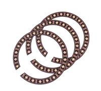 Milisten 3piezas Roseta Para Guitarra Acústica Accesorios De Madera Para Guitarra Roseta De Boca De Acústica De Madera