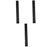 Milisten 3piezas Tablero De Diapasón De Guitarra De Bordes y Puntos De Nota Repuesto De Accesorios Para Guitarras Acústicas y Ukuleles Material Seguro y Duradero Fácil