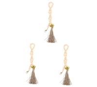 Milisten 3piezas Timbre De Entrenamiento para Perros Cuerda De Suspensión Timbre De Puerta para Mascotas Señal De para Adiestramiento Color Natural