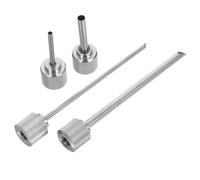 Milisten 4 Boquillas de Acero Inoxidable para Glaseado Redondas, Puntas para Dispensador de Crema, Accesorio para Decorar Pasteles y Café, Compatibles Máquinas Estándar, Ideales