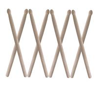 Milisten 4 Pares Palo De Trampa Accesorios Para Instrumentos De Percusión Baquetas De Percusión Palos De Percusión Baqueta Musical Martillo De Campana Niño Madera Tambor De Cintura