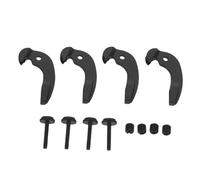 Milisten 4 Piezas Afinadores para Violonchelo Ajustadores de Cuerda Metálicos con Gancho Negro para Reemplazo Preciso de Tuning Pegs Instrumentos Musicales