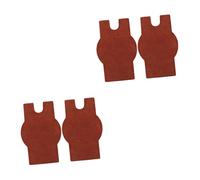 Milisten 4 Piezas Alfombrilla Antideslizante Erhu Pegatinas Antideslizantes Erhu Apagón Pegatinas Erhu Adhesivo Anti Estera Alfombra Antideslizante Erhu Tapete De Trabajo Cuero Violonchelo