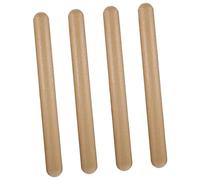 Milisten 4 piezas Claves Musicales de Madera Natural para Instrumentos de Percusión para y Seguros y Prácticos Perfectos para Colaborar con Otros Instrumentos