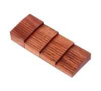 Milisten 4 Piezas Control deslizante de puente partes guitar puente de trémolo muelles de trémolo tapón de trémolo brazo de trémolo insertar bloques repuesto trémolo flotante Madera Marrón