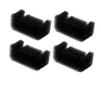 Milisten 4 Piezas de Filtro U Shape para Fuente de Agua de Mascotas Accesorios de Filtración Efectivos Filtro de Esponja para Alimentador de Agua Compatible con Fuentes para Mascotas