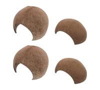 Milisten 4 Piezas De Media Cáscara De para Escondite De Cangrejo Ermitaño Escondite De Gecko Leopardo De Reptiles Accesorios para Y Reptiles