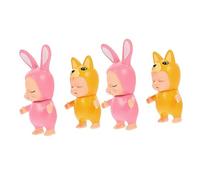 Milisten 4 Piezas Decoración De Pastel De Bebé Dormido Topper De La Torta Figuritas De Durmiendo Toppers Decoraciones De Pastel Para Fiesta Pequeñas Figuritas De Polivinilo