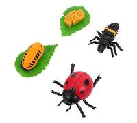 Milisten 4 Piezas Figuritas de Ciclo de de Juguete Educativo y Decorativo para Realista para Aprendizaje y Diversión